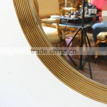 Wall Mounted Mirror In Stainless Steel Frame For Home Decor photo-6