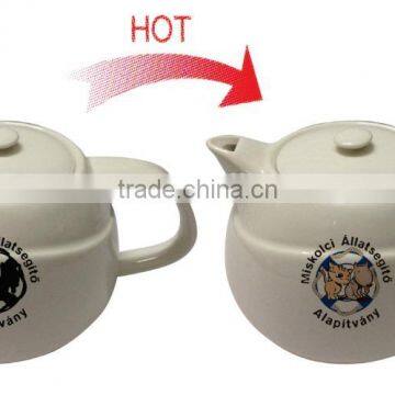 ceramic Color Changing Tea pot