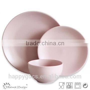 Matt Brown Color Glaze Stoneware Dinner Set Made in China photo-5