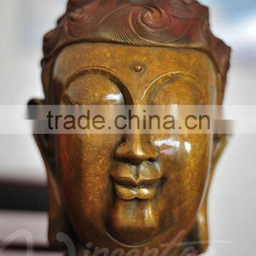 Outdoor Decoration Metal Large Buddha Head Statues for Sale photo-2