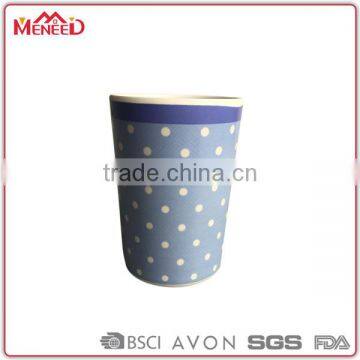 Tea importers factory extrnal printing wholesale blue 44oz plastic cup