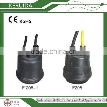 e27 edison bulb ceiling , led light bulb socket holder cover base cap with wire