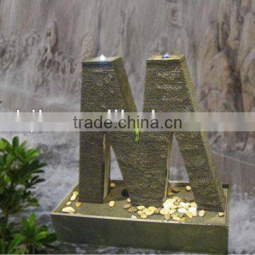 26 Alphabet Granite Fountain Handicraft photo-2