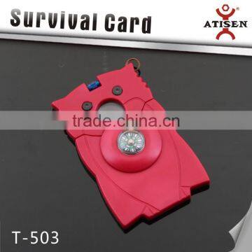 New Design Army Multi Tool Survival Card With Compass photo-2