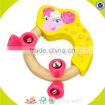 Wholesale Children Wooden Musical Hand Bell Toy Popular Teaching Wooden Hand Bell Toy W07I023 photo-6