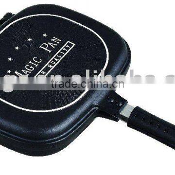 Die-casting Aluminum Non-Stick Double Fry Pan