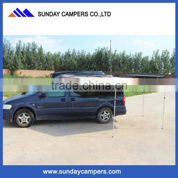 Hot Selling Retractable Waterproof 270 Degree Awning 235*215CM For Car photo-2