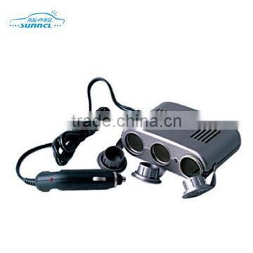 12V 24V Output 5V 2100mA Car Cigarette Lighter Socket 1 Hole 2 USB With Flexible Plug photo-5