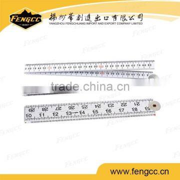 Cheap 2M advertising plastic folding ruler with logo printed for promotion