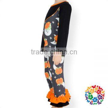 Fall Black Baby Clothes Clothing Set Pumpkin Girls Children Outfits Children Clothes Set photo-3