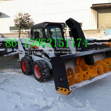 Chinese skid steer loader snow blower skid steer snow thrower exporter