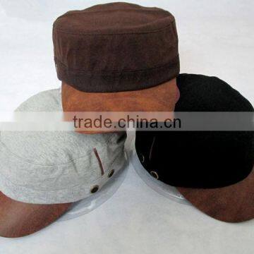 High Quality Army Cap Unisex Service Cap with Short Brim