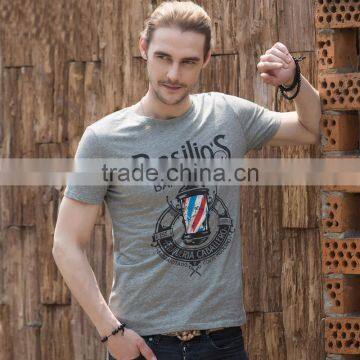 Factory OEM Fashion Style Tee O Neck Printing Men T-shirt photo-5