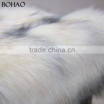 Thick 90mm Fur Height Knitted Long Pile Faux Fur Fabric Textile