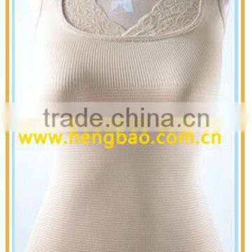 seamless control wear with lace