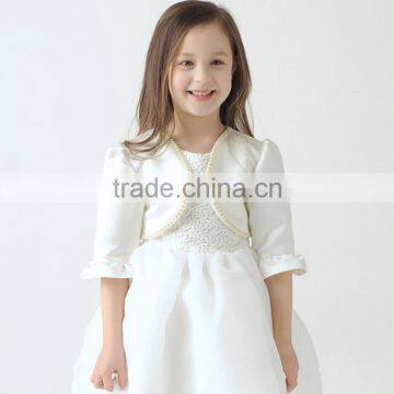 Wholesale elegant fashion beaded bolero for 3-14 years old girl