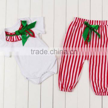 2017 Spring Girls Boutique Clothing Set Cotton Long Sleeve Baby Suit Baby Rompers White photo-4