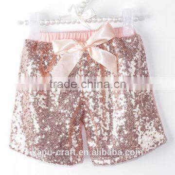 Baby Clothing Manufacturer Wholesale Summer Casual Toddler Girls Sequins Shorts photo-4