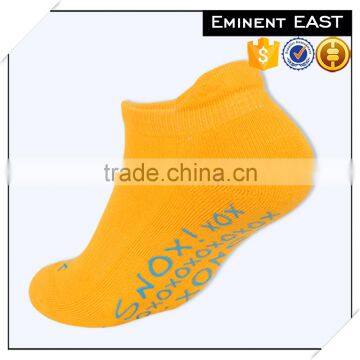 Personal Custom Colorful Semi-terry Anti-slip Trampoline Jump Women Cotton Ankel Socks photo-4