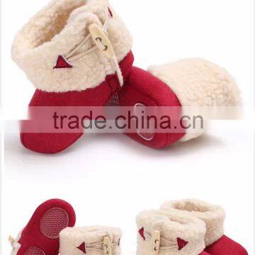 Wholesale Price New Born Super Soft Sheepskin Children's and Baby Booties photo-3