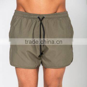Summer Beach Polyester Mens Blank Wholesale Mens Swim Shorts photo-3