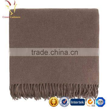 Soft Knitted Luxe Baby Wool Cashmere Blanket photo-4