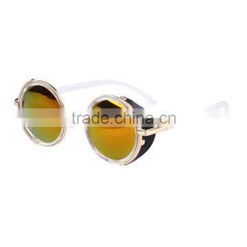 Steampunk Sunglasses 50s Round Glasses Cyber Goggles Vintage Retro Blinder SV004886