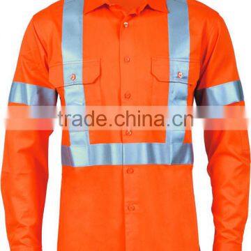 High Quality Wholesale Mens Coverall Reflective Safety Hi Vis Workwear photo-3