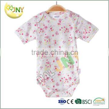 Wholesale plain cotton white baby onesie and jumpsuit