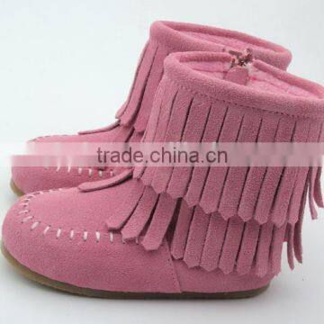Baby Moccasins Winter Snow Long Tassel Kids Boots Wholesale photo-5