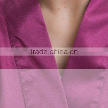 Soft Touch 100 Polyester Branded Silk Bathrobe Women photo-3