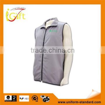 China manufactory high quality latest zip multi pocket workwear vest