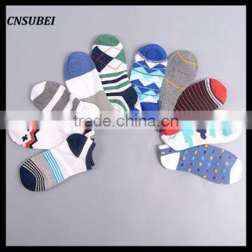 Fashionable Multi Color Retro Type Boat Socks photo-2