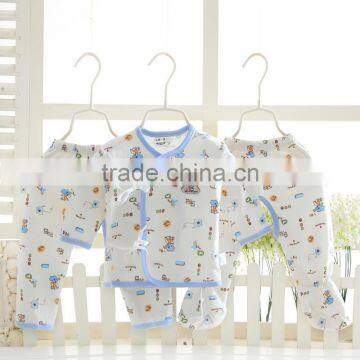Wholesales Spring Autumn Cotton Printing Baby Clothes Set Wear photo-5