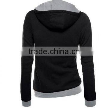 Wholesale Fashion Womens Zipper Slim Fit Hoodie Guangzhou photo-2