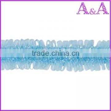 Wholesale Black Braided Embroidered Woven Decorative Metal Chain Trim photo-4