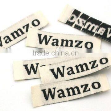 Customized Garment Shoe Labels/woven Labels/printed Clothing Label/embroidered Tag End Fold WEF-001 photo-3
