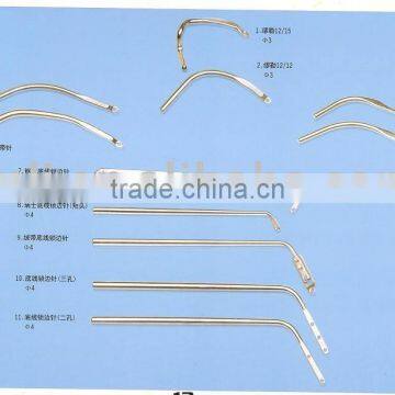 needle, weft needle , closing needle ,needle machine parts