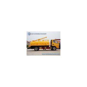 4000L Q235A Carbon Steel Sanitation Truck Vacuum Fecal Suction Truck