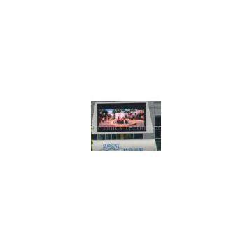 Steel / Iron DIP rgb outdoor full color transparent p16 led moving sign