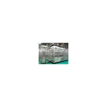 Stainless Steel Liquid Bottle Purified Water Filling Machines With Rinsing, Capping