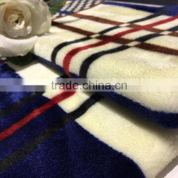 cheap wholesale flannel fleece blanket with different color design