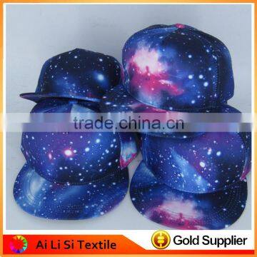 High Quality 3D Printed Galaxy Snapback Caps Galaxy Floral Printing Snapback Hats