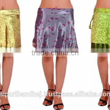 Indian Magic wrap skirts - Silk saree wrap skirts -party wear skirt-silk skirts 90