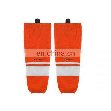 Wholesale cheap custom design polyester Ice Hockey Socks