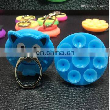 Silicone Cartoon Ring Holder For Mobile Phone Smartphone ,cell phone ring holder