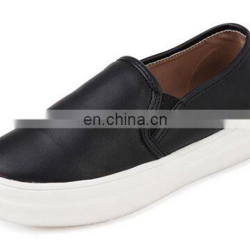 Wholesale Ladies Black Platform Shoes Genuine Leather High Heel Shoe photo-2