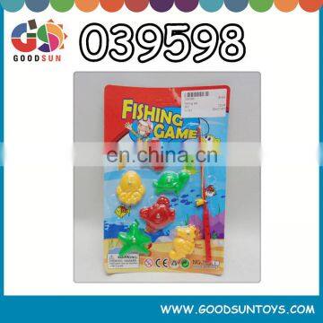 Promotional toy fishing game with magnet