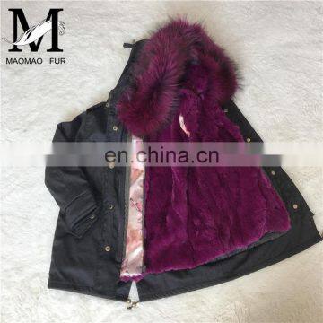 Newest Baby Products China Suppliers Child Genuine Rabbit Fur Kids Winter Clothes photo-5