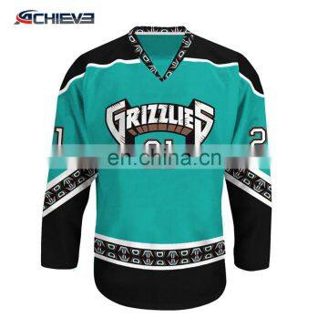 Wholesale reversible sublimation hockey practice jersey